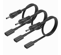 Lot de 3 adaptateurs USB C vers DC 3,5 x 1,35 mm - 5 V - Type C femelle vers CC - Câble d'entrée pour tablette PC, caméra IP, haut-parleur Bluetooth, haut-parleur, routeur webcam