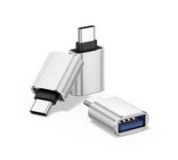 Lot de 3 adaptateurs USB C vers USB, USB C mâle vers USB A femelle 3.0, convertisseur OTG de type C Thunderbolt 4 5 pour iMac, MacBook Pro, Apple iPhone 16 16e 15, iPad 10 11 A16 Air 7, Samsung Galaxy