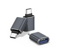 Lot de 3 adaptateurs USB C vers USB, USB C mâle vers USB A femelle 3.0, convertisseur OTG de type C Thunderbolt 4 5 pour iMac, MacBook Pro, Apple iPhone 16 16e 15, iPad 10 11 A16 Air 7, Samsung Galaxy