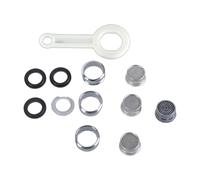 Lot de 3 aérateurs de robinet multifonction avec filetage externe de 24 mm pour fournitures de cuisine et de salle de bain, filtre de robinet de salle de bain