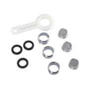 Lot de 3 aérateurs de robinet multifonctions de 24 mm - Accessoire portable pour réduire les éclaboussures dans la cuisine et la salle de bain