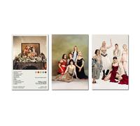 Lot de 3 affiches The Last Dinner Party en édition limitée - Sans cadre - 20 x 30 cm - Impression sur toile - Décoration murale pour salon, chambre à coucher