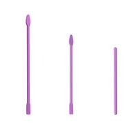 Lot de 3 agitateurs en silicone pour artisanat - En vrac - Pour art et décoration de maison - Fabrication de bijoux