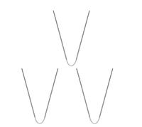 Lot de 3 aiguilles à tricoter circulaires en métal 2 mm/2,5 mm/3 mm/3,5 mm/4 mm pour projets d'artisanat