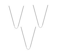 Lot de 3 aiguilles à tricoter circulaires en métal de 2 mm/2,5 mm/3 mm/3,5 mm/4 mm pour tricot chaussettes, pull, chapeau