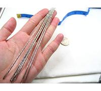 Lot de 3 aiguilles extra longues en métal pour rembourrage en cuir 15,2 cm