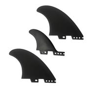 Lot de 3 ailerons de surf renforcés en PVC pour planches de surf, longboards, shortboard