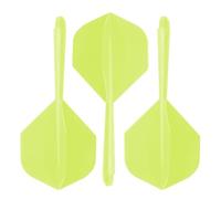 Lot de 3 ailettes moulées pour fléchettes, ailettes et tiges professionnelles pour jeux de pub, tournois, pratique et entraînement