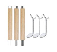Lot de 3 aimants en forme de cœur avec guide en Y pour manucure professionnelle à la maison