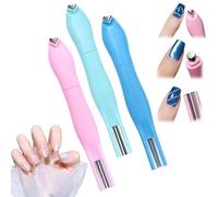 Lot de 3 aimants en forme de cœur pour vernis à ongles gel Cat Eye 2025 - Outil magnétique 3 en 1 - En forme de cœur - Forme ronde - Pour bricolage et salon