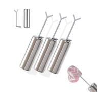 Lot de 3 aimants en forme de cœur pour vernis gel œil de chat, bâtons magnétiques avec guide en forme de Y pour ongles, kit de manucure, bâtons magnétiques professionnels pour salon de nail art