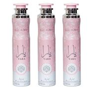 Lot de 3 Air Freshener Yara Rose 300ml - Lattafa