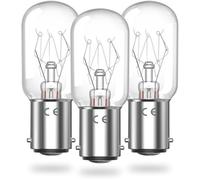 Lot de 3 ampoule machine a coudre 15w,ampoule baionnette variable,T22 B15 ampoule 15w pour machine à coudre,veilleuse,lampes