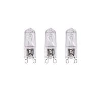 Lot De 3 Ampoules Halogènes Culot G9, 410 Lumens, 36w, 2700 Kelvins, Blanc Chaud Dimmable Multicolore