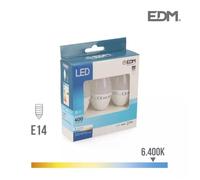 Lot de 3 Ampoules LED E14 5W Flamme équivalent à 50W - Blanc du Jour 6400K