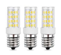 Lot de 3 ampoules LED E17 pour four à micro-ondes, 5 W (équivalent à des ampoules à incandescence de 40 W), AC 110 V-120 V, blanc chaud 3000 K, pour four à micro-ondes, ampoules d'appareils