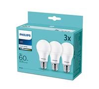 Lot de 3 ampoules LED Philips E27 9 W blanc neutre 8718699694944 comme une ampoule à incandescence 60 W