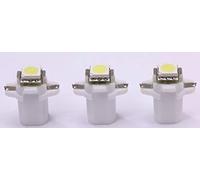Lot de 3 ampoules LED SMD Power B8.3D - Blanc chaud - Kit de conversion Plug and Play.
