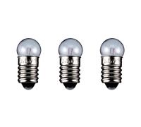 Lot de 3 Ampoules Torch Lamp Globular Culot E10 2.35 W 6 V (DC) 400 mA
