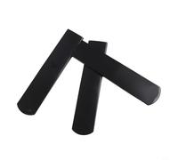 Lot de 3 anches de saxophone alto en résine plastique force 2,5 pour instruments à vent en bois Design synthétique Noir/blanc/gris