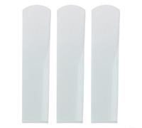 Lot de 3 anches de saxophone alto Force 2,5 pour débutant Blanc | Matériau en résine, résiste à l'humidité, lot de 3, idéal pour la pratique quotidienne, qualité de son constante