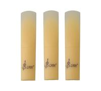 Lot de 3 anches en résine pour clarinette et saxophone soprano/alto/ténor pour une performance améliorée (jaune soprano)