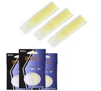 Lot de 3 anches en résine pour saxophone alto, options de résistance 1 5, 2 0, 2 5, idéales pour les débutants et une utilisation à long terme (force 2.0)