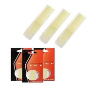 Lot de 3 anches pour saxophone ténor débutant en résine résistante aux | Résine synthétique, pointe résistante aux fissures, excellente réponse, idéal pour une longue pratique