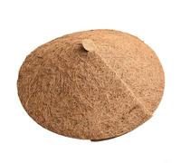 Lot de 3 anneaux de paillage de noix de coco pour protéger les arbres - Disques en fibre de coco respectueux de l'environnement pour maintenir la température et l'humidité du sol (37 cm)