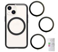 Lot de 3 anneaux magnétiques pour anneau MagSafe, anneaux en métal autocollants, pour anneaux MagSafe, anneau magnétique universel pour coque de téléphone portable, anneau adhésif en métal, compatible
