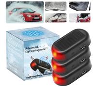 Lot de 3 appareils électromagnétiques de déneigement pour voiture, accessoires d'hiver de voiture, dispositif de déneigement électromagnétique antigel, déneigement rapide et efficace pour voitures