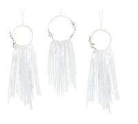 Lot de 3 attrape rêves blanc