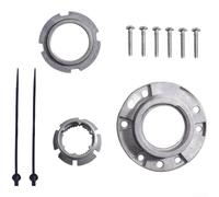 Lot de 3 aubes de tambour de machine à laver compatibles avec indesit W10324651 Gris