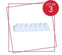 SOS Accessoire Lot de 3 aubes de tambour d'origine Machine à laver, Lave-linge 481010597314, 481010532494 WHIRLPOOL