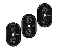 Lot de 3 autocollants fixes pour valve de pneu de vélo