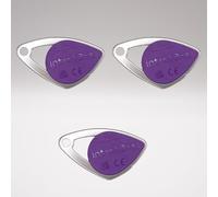 Lot de 3 Badge Intratone coloris violet 08-0109 à faire programmer par le syndic + 1 Porte-clés Domobip