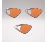 Lot de 3 Badges de Proximité Intratone orange 08-0108 - Sécurisé RFID | Étanche IP68 | Accès Contrôlé pour Copropriétés et Immeubles | Programmation par Syndic + 1Porte-clés DOMOBIP