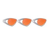 Lot de 3 badges électroniques Intratone Orange - Badges Mifare en inox 08-0108 + 1 porte-clés Domobip G