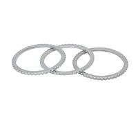 Lot de 3 bagues de réduction de scie circulaire - 30 mm x 25,4 mm - Pour le travail du bois