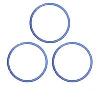 Lot de 3 bagues d'étanchéité en silicone pour autocuiseur électrique, joint de rechange compatible avec les modèles de 6 L, y compris IP-DUO50/60, IP-LUX50/60, Smart-60, Ultra-6, CSG50/60-Bleu