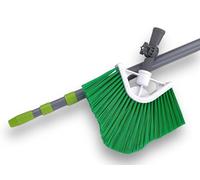 Lot de 3 balais d’Angles Multipositions | Manche télescopique 1,25 à 3,60 m | Rotation 90° | Brosse démontable | Nettoyage plafonds, Angles et Toiles d’araignées | Kibros 101651x3