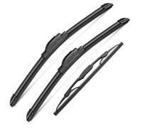 Lot de 3 balais d'essuie-glace avant et arrière de rechange pour Ford Escape Mercury Mariner 2005-2007 - 50,8 cm/45,7 cm/10T - Crochet J