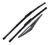 Lot de 3 Balais d'essuie-glace avant et arrière pour Renault Logan II MCV 2016 2017 2018 2019 2020 Dacia Logan MK2 MCV 2016-2020