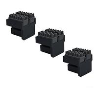 Lot de 3 balais d'essuie-glace Kobra S1 avec support de montage pour protection de tête d'impression et tête de brosse en silicone résistant à la chaleur