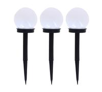 Lot De 3 Balises Led Solaires, Led Rvb, Lumière Multi-Colore, 8h D'autonomie Multicolore