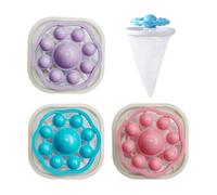 Lot de 3 balles anti-peluches pour machine à laver, 2025 - Réutilisables - Filet anti-peluches - Pour le linge