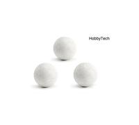 HOBBYTECH Balle de Babyfoot en liège Blanc diamètre 35mm (3)