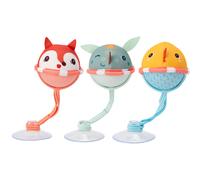 Lilliputiens - Balles de bain (x3) - Jouet interactif pour bébé avec ventouses - Flottantes et colorées - Idéal pour le moment du bain - Parfait pour le développement sensoriel - dès 3 mois - 83502