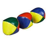 Lot de 3 balles de jonglage - WDK - Pour débutants - Multicolore