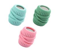 Lot de 3 balles de lavage pour machine à laver - Coque en TPE souple qui ne blesse pas les vêtements, filtre à cheveux en éponge, boules de lavage anti-enroulement pour usage domestique, entreprise,
